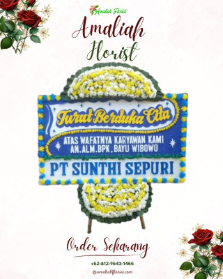 Papan Bunga Duka di Gunungparang